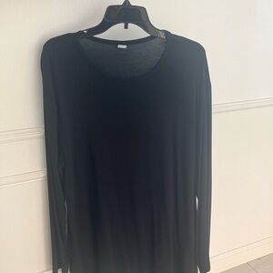 Black Long Sleeve Top